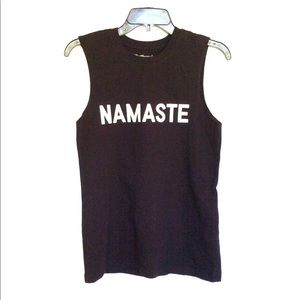 Namaste Graphic Yoga Muscle tank